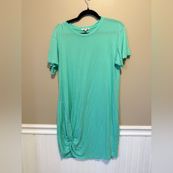 Sundry Mint Green Tee Dress - Picture 1 of 3